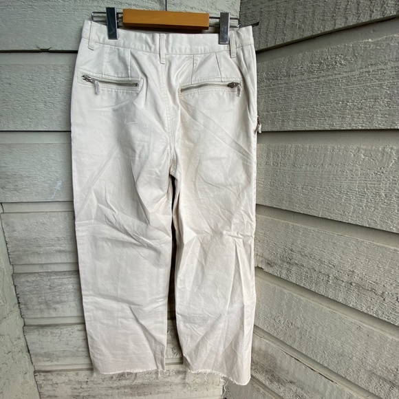 marc jacobs | cropped off-white pants - Picture 2 of 5